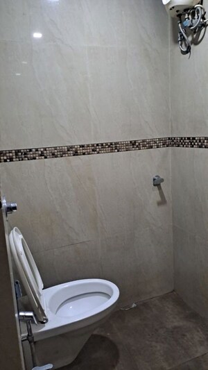 Bathroom in 3 BHK Apartment at Valley Towers Annex, Manpada – for Rent