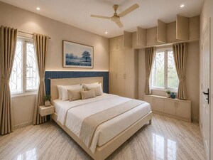 Bedroom in 2 BHK Apartment at Fiza Mansion, Jayamahal – for Rent