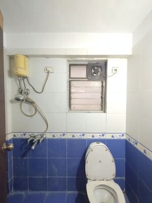 Bathroom in 1 BHK Apartment at Ajmera Bhakti Park, Bhakti Park – for Rent