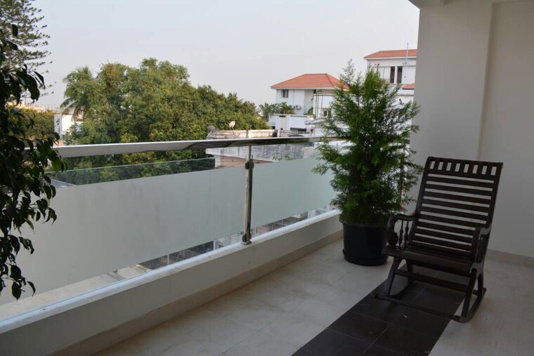 Balcony, m3-benson 4 Bedroom 3500 Sq.Ft. Penthouse In Benson Town Bangalore 10785637