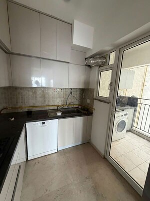 Kitchen in 3 BHK Apartment at Godrej Woods, Sector 43 – for Rent