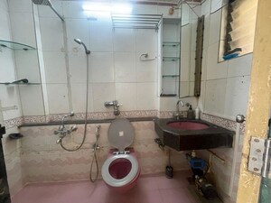 Bathroom in 2 BHK Apartment at Ajmera Bhakti Park, Bhakti Park – for Rent