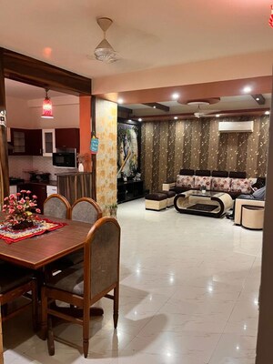 Living Room in 4 BHK Apartment at Parsvnath Planet Plaza, Gomti Nagar – for Rent