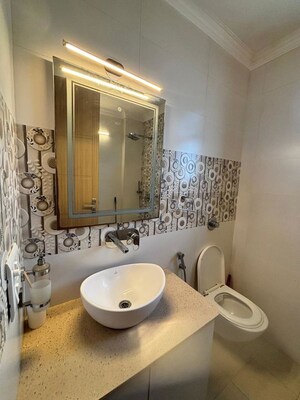 Bathroom in 3.5 BHK Builder Floor at Chittaranjan Park – for Sale