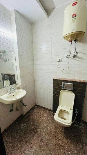 Bathroom in 2 BHK Builder Floor at Kalkaji – for Rent