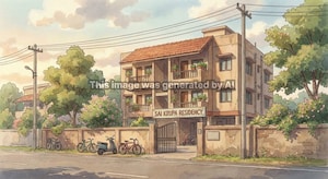  Builder Floor – Exterior View View at Velachha - for Sale