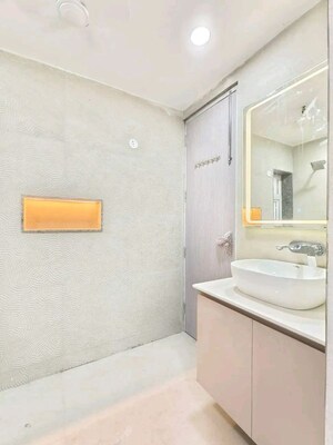 Attached Bathroom in 3 BHK Apartment at Chattarpur – for Rent