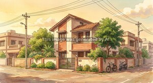  Independent House – Exterior View View at Limda - for Sale