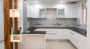 Kitchen in 3 BHK Apartment at Gomti Nagar – for Rent