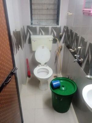 Bathroom in 2 BHK Apartment at Pratiksha Apartments Kopar Khairane, Kopar Khairane – for Rent