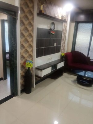 Living Room in 2 BHK Apartment at Pratiksha Apartments Kopar Khairane, Kopar Khairane – for Rent