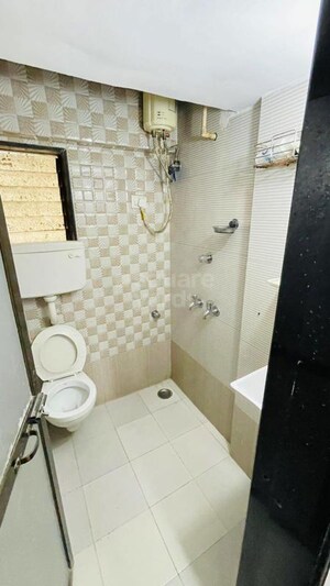 Bathroom in 1 BHK Apartment at Shanti CHS Kopar Khaiane, Kopar Khairane – for Rent