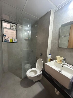 Bathroom in 2 BHK Apartment at Kohinoor Zen Estate, Kharadi – for Rent