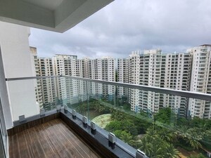 Balcony in 2.5 BHK Apartment at Kumar Megapolis Mystic, Hinjewadi – for Rent