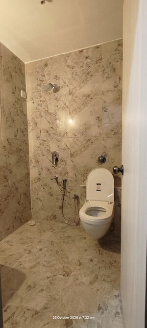 Bathroom in 1 BHK Apartment at Shraddha Vardaan, Bhandup West – for Rent