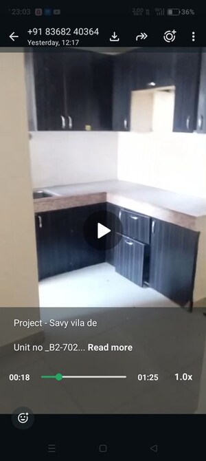 Kitchen in 3 BHK Apartment at Ascent Savy Ville De, Raj Nagar Extension – for Sale