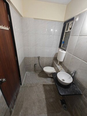 Bathroom in 2 BHK Apartment at Anushree Astral Residency, Punawale – for Rent