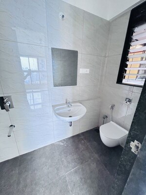 Bathroom in 1 BHK Apartment at Chandak 34 Park Estate, Goregaon West – for Sale