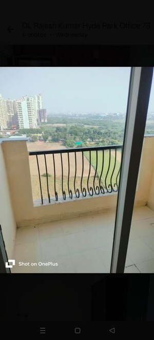 Balcony in 2 BHK Apartment at Nimbus The Hyde Park, Sector 78 – for Rent