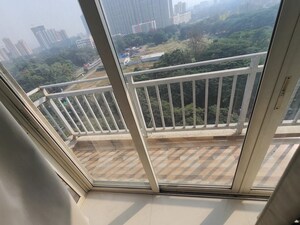 Balcony in 3 BHK Apartment at Conwood Enclave, Vasant Vihar – for Rent
