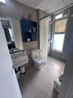 Bathroom in 2 BHK Apartment at Tata Serein, Pokhran Road No Two – for Rent