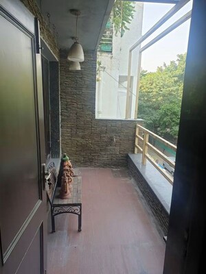 Balcony in 3 BHK Builder Floor at Chittaranjan Park – for Rent
