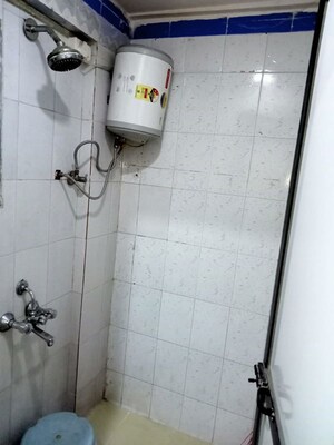 Bathroom in 3 BHK Apartment at Shanti CHS Kopar Khaiane, Kopar Khairane – for Rent