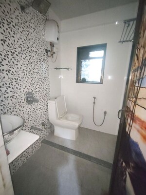 Bathroom in 2 BHK Apartment at Bhakti Anugan Chs, Kopar Khairane – for Rent