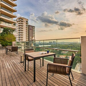 3 BHK Apartment – Exterior View View at Embassy Lake Terrace, Hebbal - for Rent