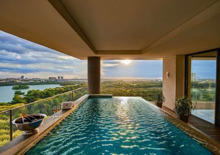 Swimming Pool, embassy-lake-terrace 3 Bedroom 3689 Sq.Ft. Apartment In Hebbal Bangalore 10786251