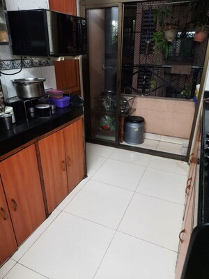 Kitchen in 2 BHK Apartment at Subham Galaxy Kopar Khairane, Kopar Khairane – for Rent