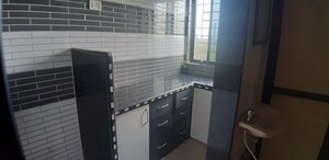 Kitchen in 1 BHK Apartment at Subham Galaxy Kopar Khairane, Kopar Khairane – for Rent
