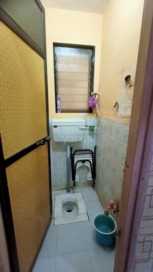 Bathroom in 1 RK Apartment at Radhika CHS Kopar Khairane, Kopar Khairane – for Rent