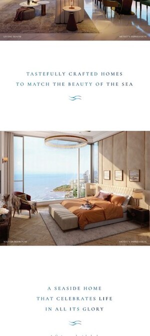 Bedroom in 4 BHK Apartment at Kalpataru Azuro, Nepean Sea Road – for Sale