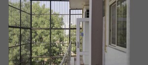 Balcony in 2 BHK Apartment at Gail Society, Pi Greater Noida – for Rent
