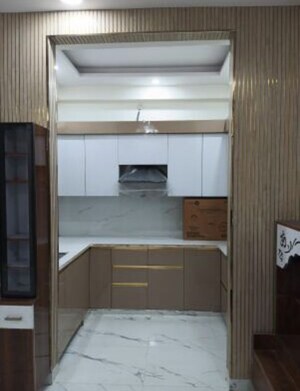 Kitchen in 2 BHK Builder Floor at Trilokpuram Greens, Surajpur – for Rent