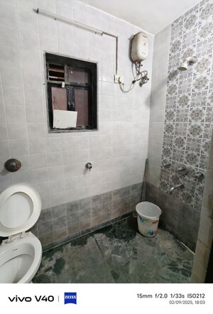 Bathroom in 2 BHK Apartment at Tulsi Sagar, Nerul – for Rent