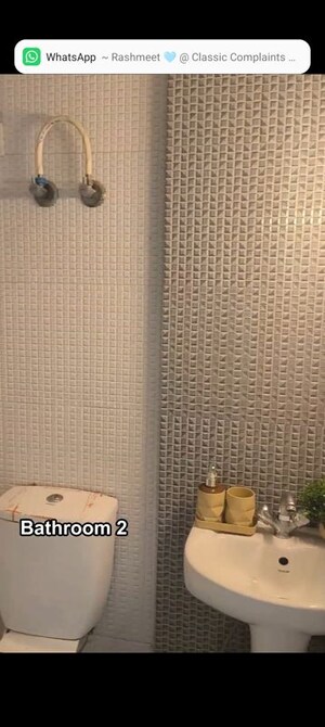 Bathroom in 2.5 BHK Apartment at SCC Sapphire, Raj Nagar Extension – for Sale