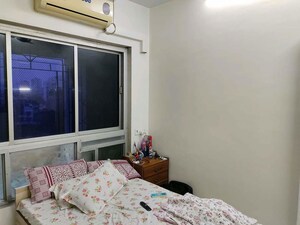 Bedroom in 2 BHK Apartment at Neelkanth Sparkle, Ghansoli – for Rent
