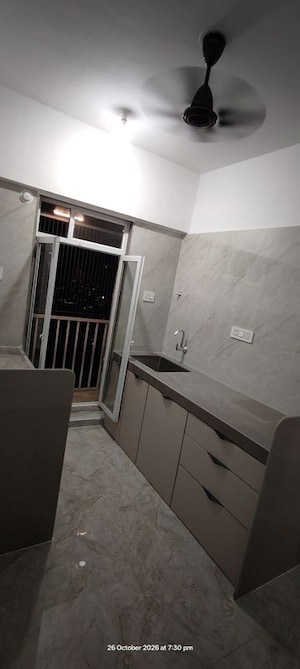 Balcony in 1 BHK Apartment at Shraddha Vardaan Plaza, Bhandup West – for Rent