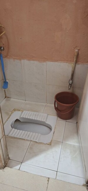 Bathroom in 1 RK Apartment at Gharonda Housing, Ghansoli – for Rent