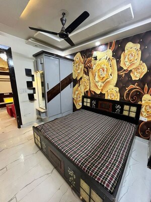 Bedroom in 2 BHK Builder Floor at Dwarka Mor – for Rent