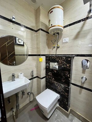 Bathroom in 2 BHK Builder Floor at Dwarka Mor – for Rent