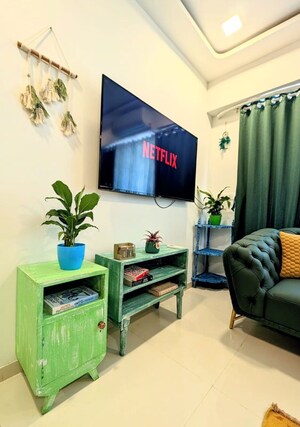 Living Room in 2 BHK Apartment at Platinum Life, Andheri West – for Rent