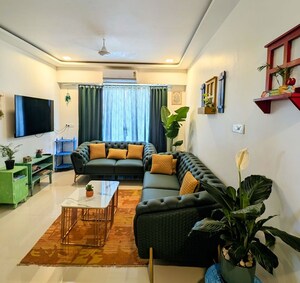 Living Room in 2 BHK Apartment at Platinum Life, Andheri West – for Rent