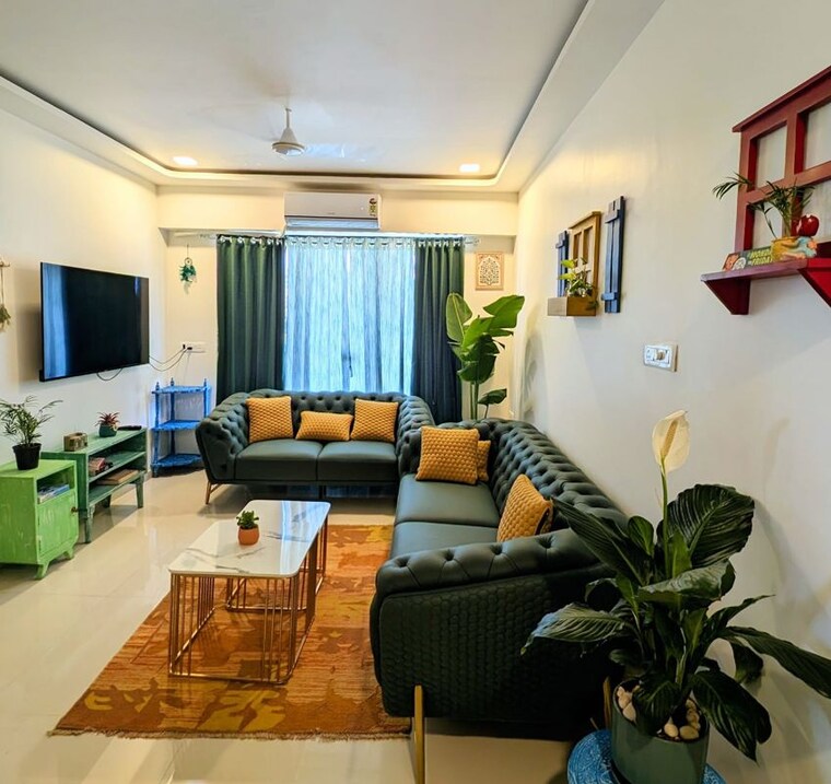Living Room, platinum-life 2 Bedroom 700 Sq.Ft. Apartment In Andheri West Mumbai 10784749