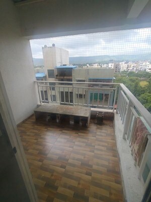 Balcony in 2 BHK Apartment at 38 Park Majestique, Undri – for Rent