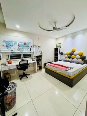 Team Area in 3 BHK Apartment at Rajapushpa Regalia, Kokapet – for Rent
