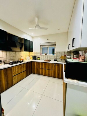 Kitchen in 3 BHK Apartment at Rajapushpa Regalia, Kokapet – for Rent