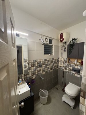 Bathroom in 2 BHK Apartment at SGM Petals, Kudlu – for Rent